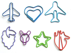 shaped paper clips