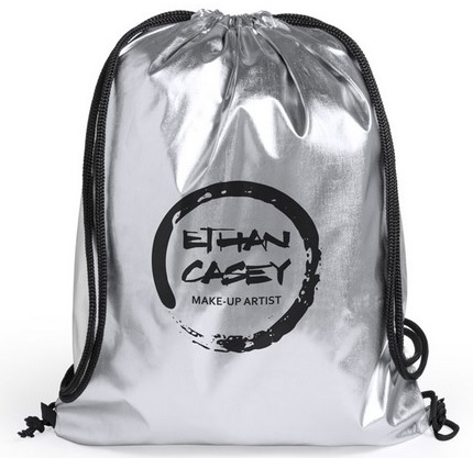 Silver and gold backpacks.